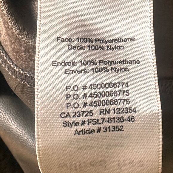 Aritzia Wilfred Free Daria Faux Vegan Leather Skinny Pants Size Medium 📦 - Picture 7 of 10